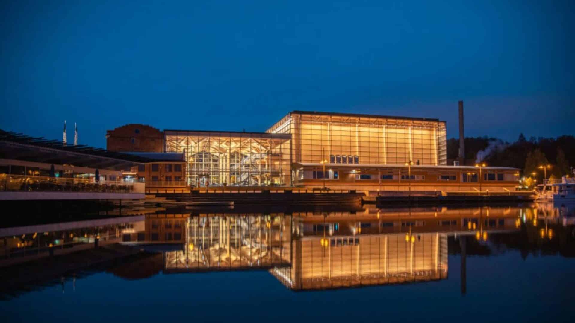 Sibelius Hall in Lahti Harbour