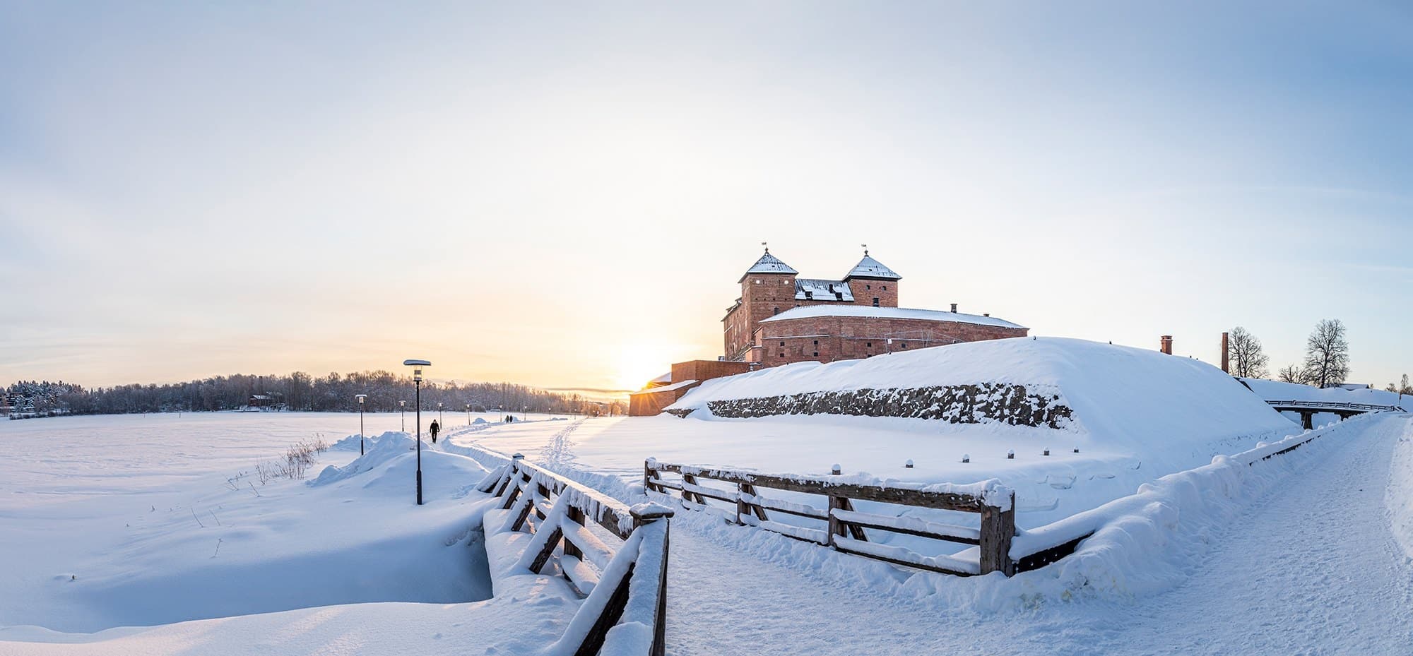 Häme castle in winter time