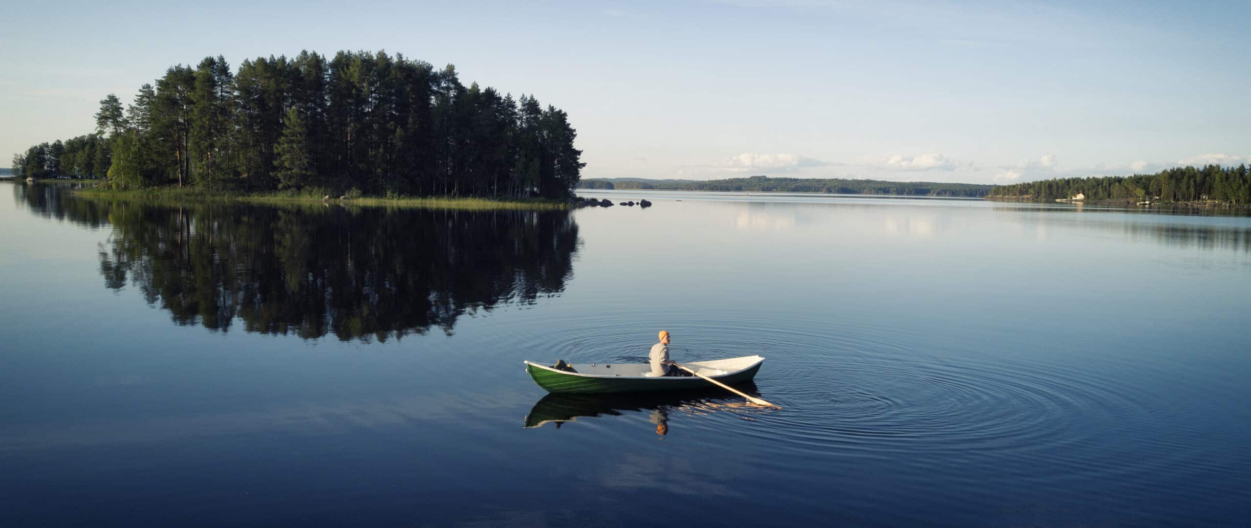 Boat in Lakeland Finland